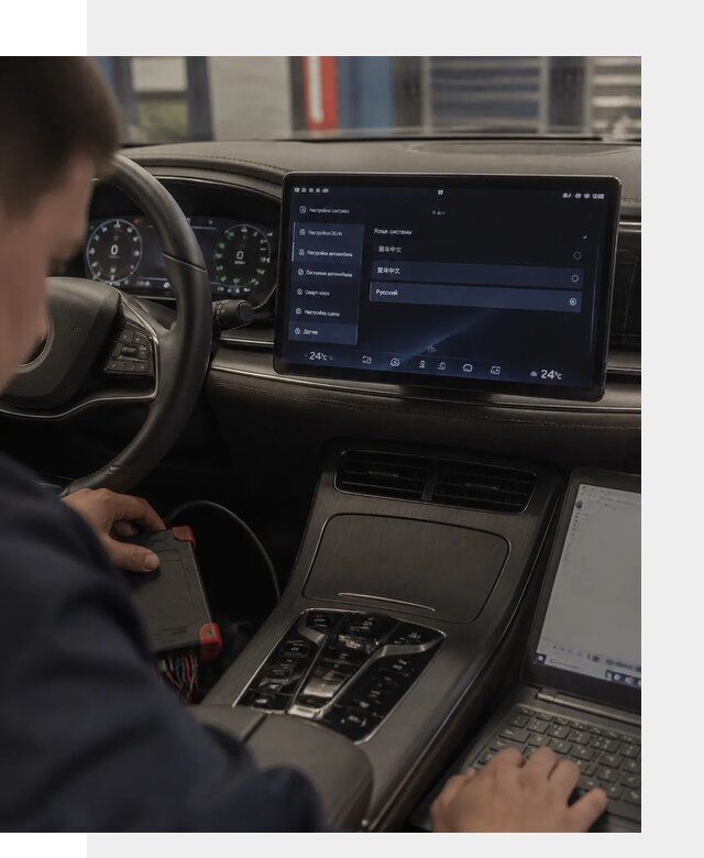 Русификация автомобиля BYD HAN для эксплуатации в Гулькевичах